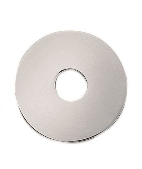Pendentif 35 mm Disque Cible Jeton Argent
