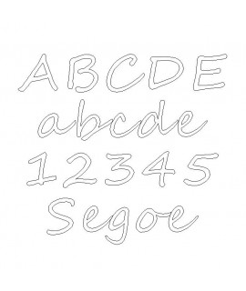 Gravure Segoe Script