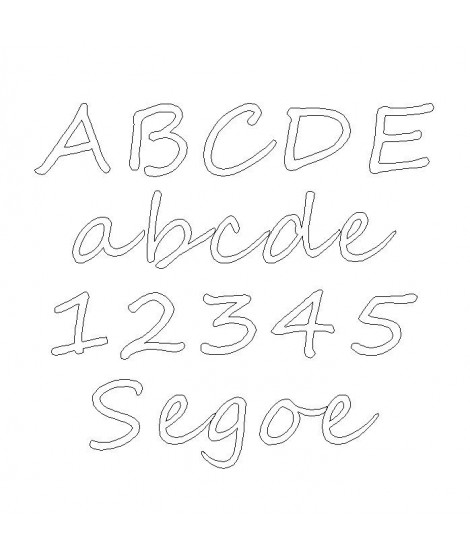 Gravure Segoe Script