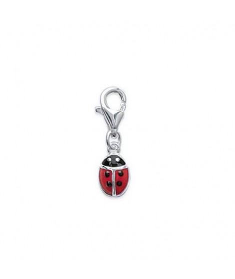 Charm Coccinelle en argent