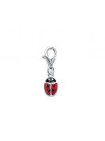 Charm Coccinelle en argent