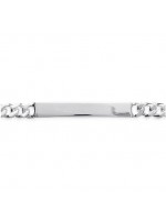 Gourmette Argent brillant 18 cm