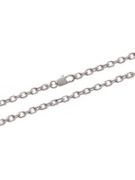 Bracelet Maille Forçat Diamantée Argent