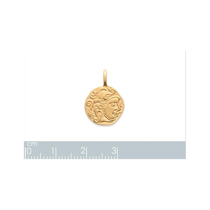 Pendentif Ancien Plaqué Or Vintage - Bijou Rétro Occasion Rare - Style Collection