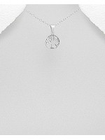 Pendentif mini arbre de vie en argent 10 mm