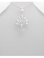 Pendentif Arbre de vie arc en argent