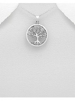 Pendentif Arbre de vie en argent 23 mm