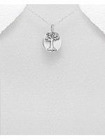 Pendentif Arbre de vie en argent 17 mm