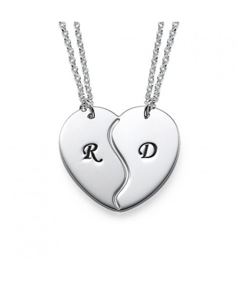 collier avec 2 initiales or collier avec 2 initiales or