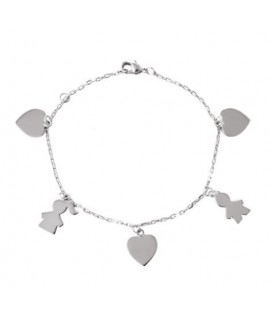 Bracelet Meli Melow fille garçon coeurs