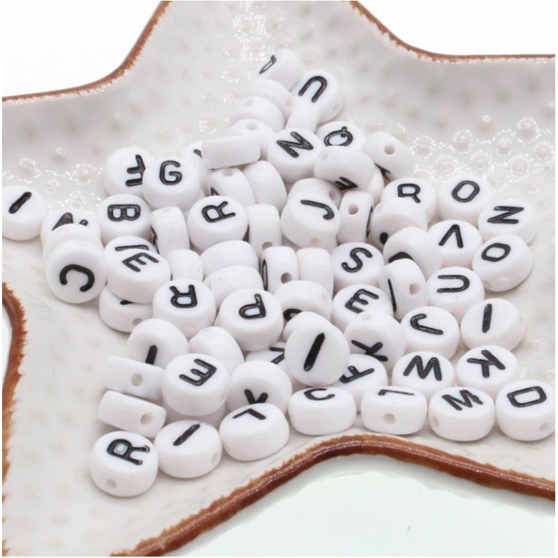 perles lettres alphabet