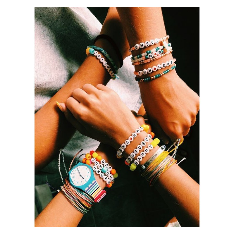lettre pour bracelet