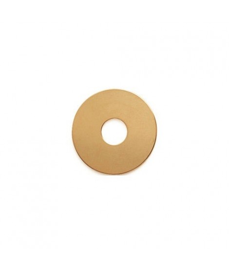 Disque jeton 15 mm connecteur à graver plaqué or avec ou sans gravure