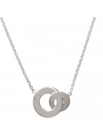 Collier 2 Disques Argent