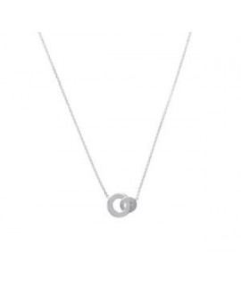 Collier 2 Disques Argent