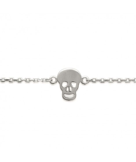 Bracelet ou collier Tête de mort Argent