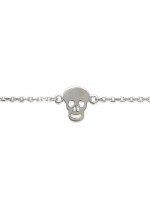 Bracelet ou collier Tête de mort Argent