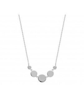 Collier Five • argent rhodié