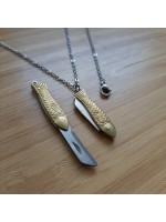 Collier mini couteau Poisson