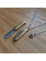 Collier mini couteau Poisson