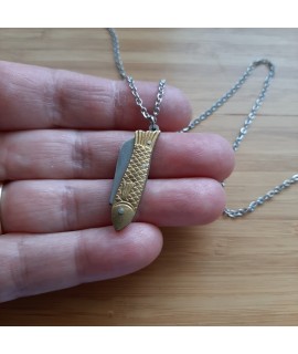 Collier mini couteau Poisson