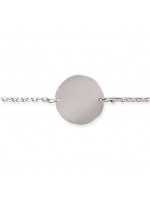 Bracelet Chaine Médaille 14 mm argent