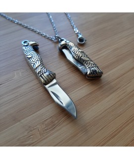 Collier mini couteau Bonelli