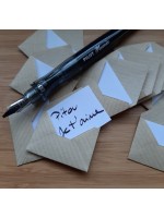 20 mini enveloppes kraft + cartes