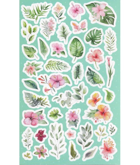 Ravissante planche d'autocollants pour personnaliser vos créations