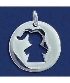 Médaille ajourée fille
