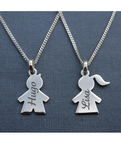 Collier Enfant Prénom Argent