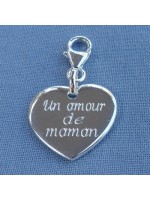 Charm Coeur à graver